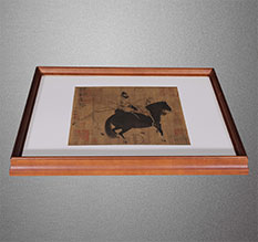 青川书画装裱配框服务案例